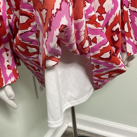 Voom By Joy Han Off The Shoulder Ikat Pink Mini Dress - Picture 5 of 8